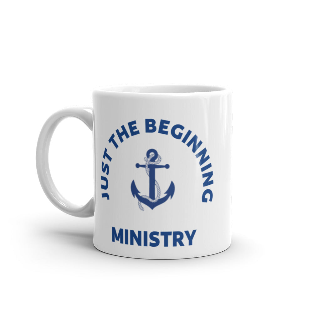 JTB White glossy mug